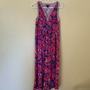 Lucky printed maxi dress
